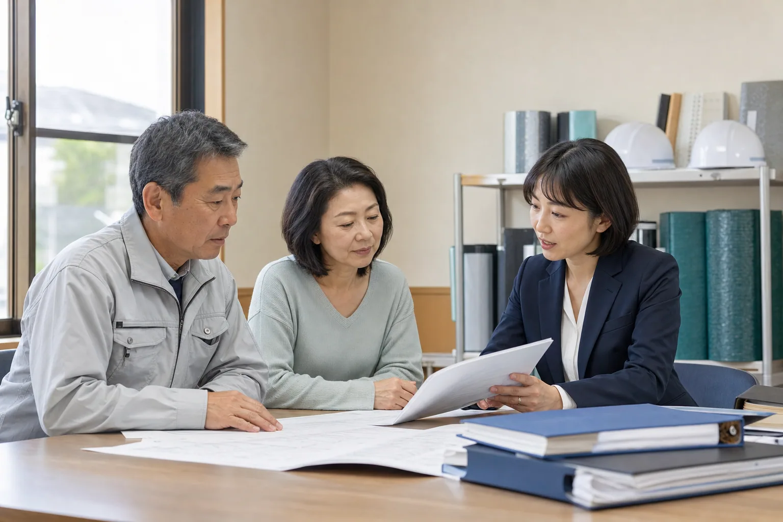 経営者とM&A担当者が相談するイメージ